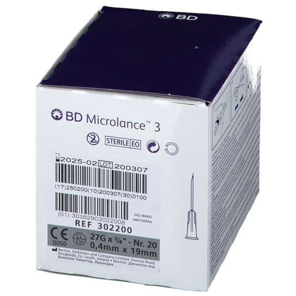 Βελόνες  BD Microlance 27G x 13mm ( γκρι )