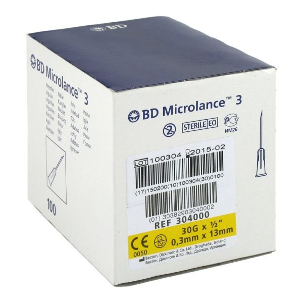 Βελόνες  BD Microlance 30G x 13mm ( κίτρινο )