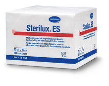 Γάζες απλές Sterilux®ES 8ply  7,5x7,5cm