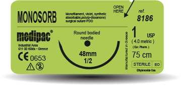 Round Bodied 1/2 Circle 5/0 45cm 12mm